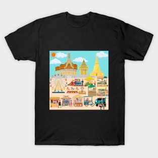 temple fair in Thailand T-Shirt